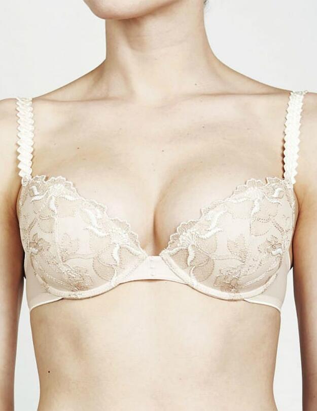 15531 Maison Lejaby Geisha Contour Push Up Bra - 15531 Dune