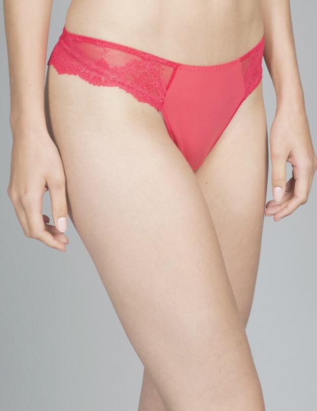 31662 Maison Lejaby Demoiselle Tanga Thong - 31662 Tagada Pink