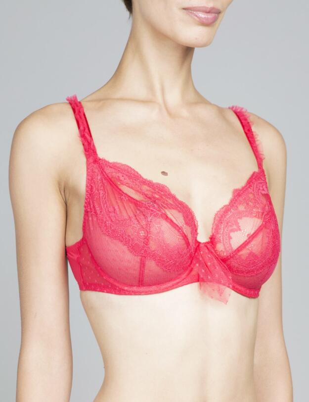 31633 Maison Lejaby Demoiselle Full Cup Bra - 31633 Tagada Pink