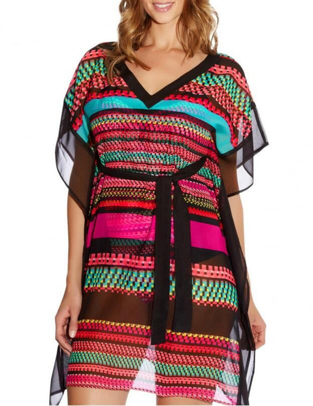 6088 Fantasie Paphos Kaftan Beach Cover Up - 6088 Paradise Print