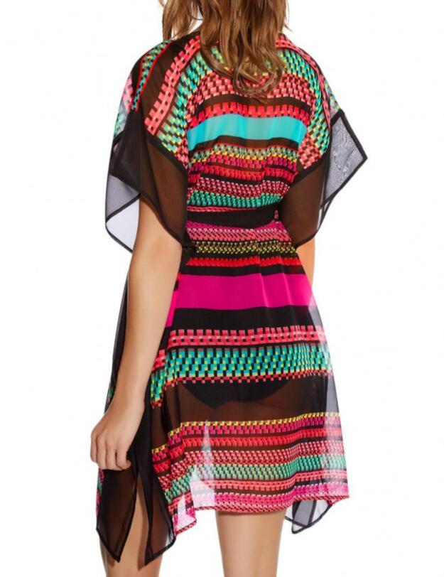 6088 Fantasie Paphos Kaftan Beach Cover Up - 6088 Paradise Print
