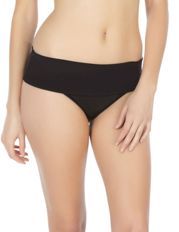 SW0757 Panache Halle Fold Bikini Brief Black - SW0757 Fold Pant