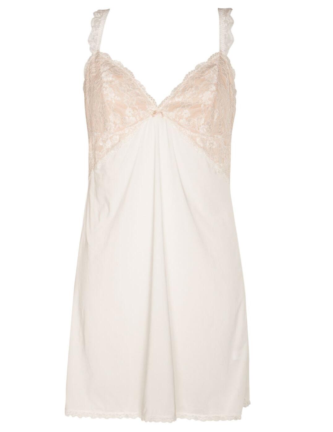 9508 Pour Moi? Love Lace Chemise Nightdress - 9508 Cream/Caramel