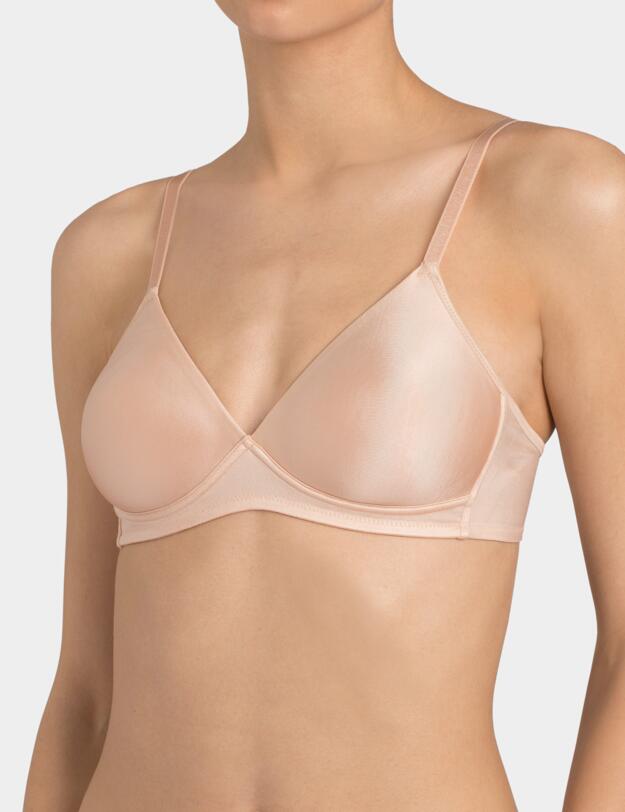  Triumph Soft Sensation Bralette Bra Nude Beige