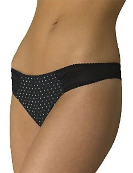Gossard Luxury Desire thong 4536 Black - Polkadot