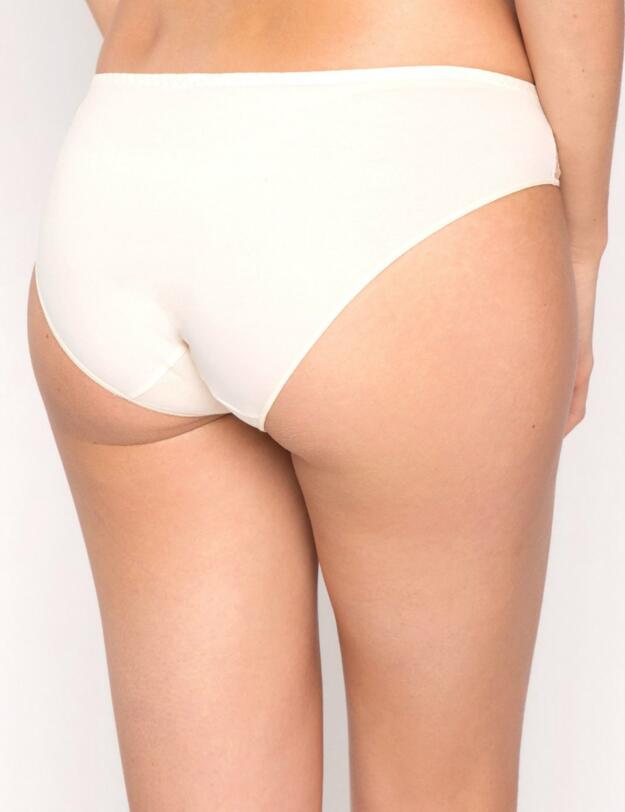 17163 Maison Lejaby Talisman Bikini Style Briefs - 17163 Savannah Beige