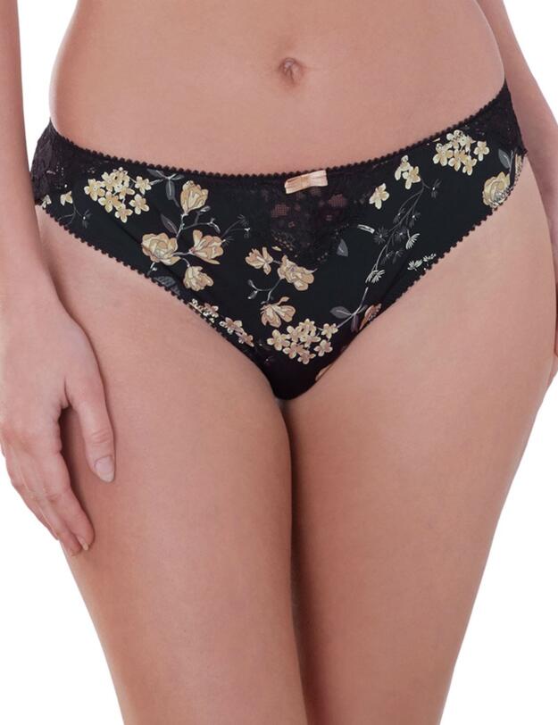 1727100 Charnos Flamenco Brief Black/Gold - 1727100 Black/Gold