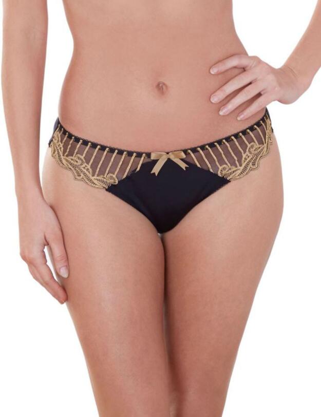 1295120 Charnos Sienna Thong - 1295120 Black/Gold
