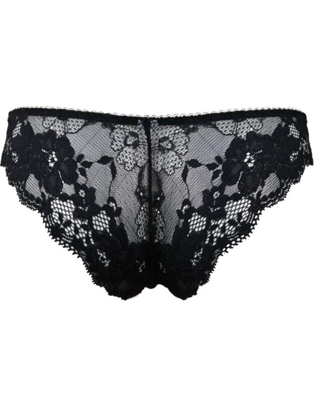 1510 Pour Moi? Amour Brazilian Brief Black/Fuchsia - 1510 Black/Fuchsia
