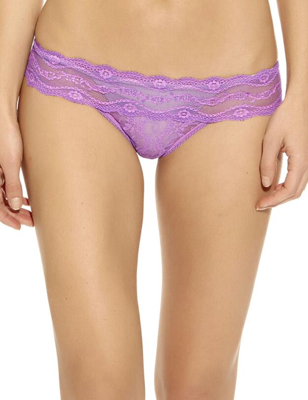 970182 B.tempt'd Lace Kiss Thong - 970182 Dewberry