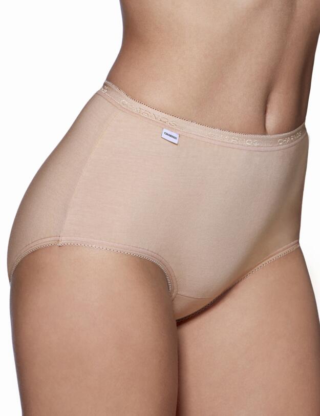 1389180 Charnos 2 Pack Midi Brief Nude - 1389180 Midi Brief