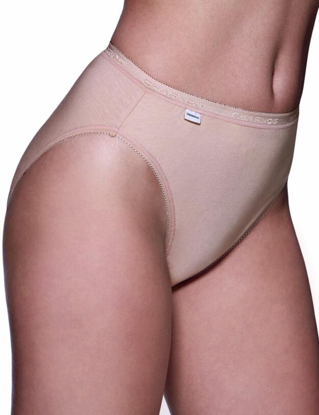 1389190 Charnos High Leg Brief Nude 2 Pack - 1389190 High Leg Brief