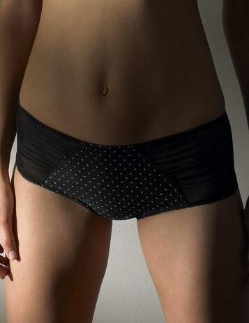 Gossard Desire Short 4535 Black - Polkadot