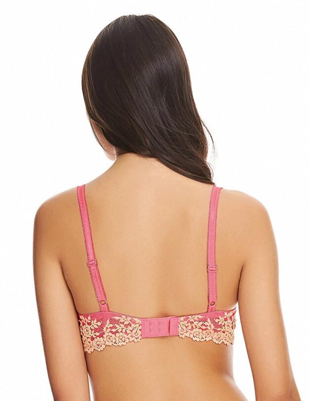 853191 Wacoal Embrace Lace Contour Bra - 853191 Pink Lemonade/Cream Puff