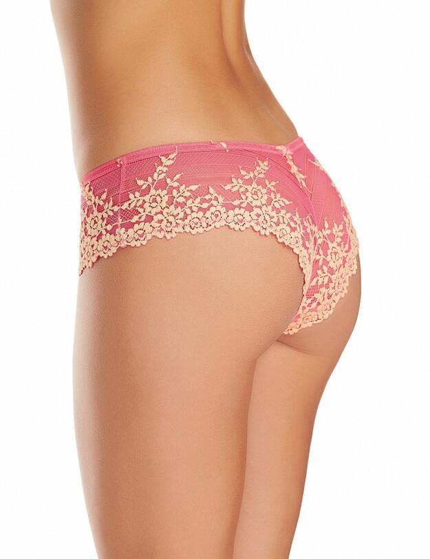 Wacoal Embrace Lace Tanga Brief  Pink Lemonade/Cream Puff