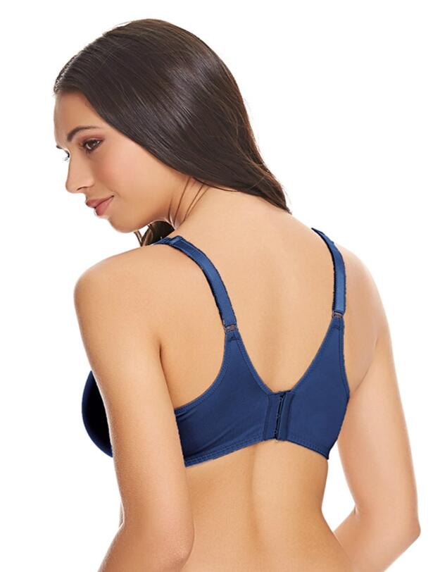 853290 Wacoal Basic Benefits Contour Bra - 853290 Navy Peony/Infinity