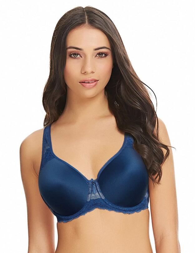 853290 Wacoal Basic Benefits Contour Bra - 853290 Navy Peony/Infinity