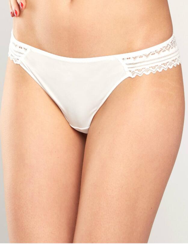 17662 Maison Lejaby Bohemienne Tanga Thong Brief - 17662 Ficelle (Ivory)