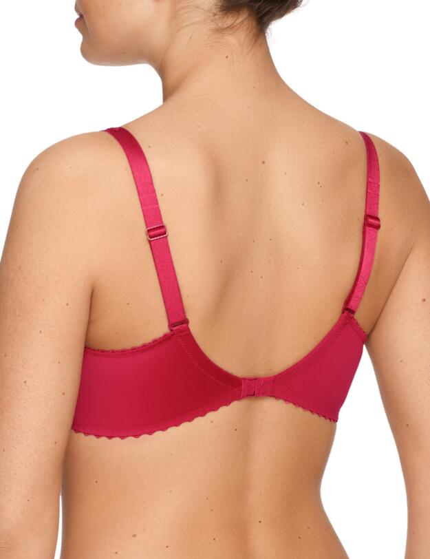 0162650 Prima Donna Divine Seamless Non-Padded Full Cup Bra - 0162650 Deep Red