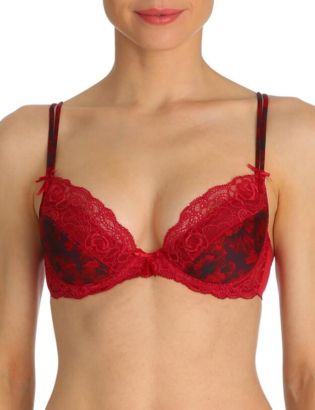 0101777 Marie Jo Axelle Plunging Push-Up Bra - 0101777 Rising Sun