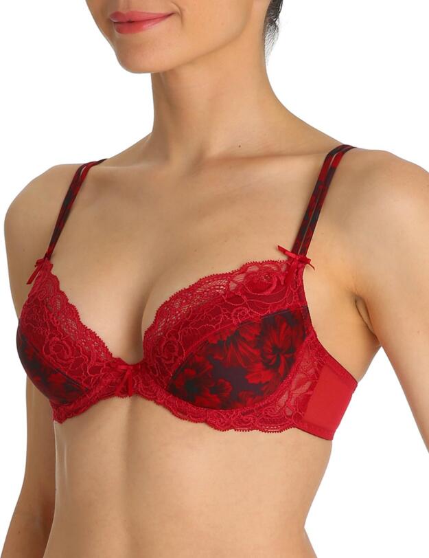 0101777 Marie Jo Axelle Plunging Push-Up Bra - 0101777 Rising Sun