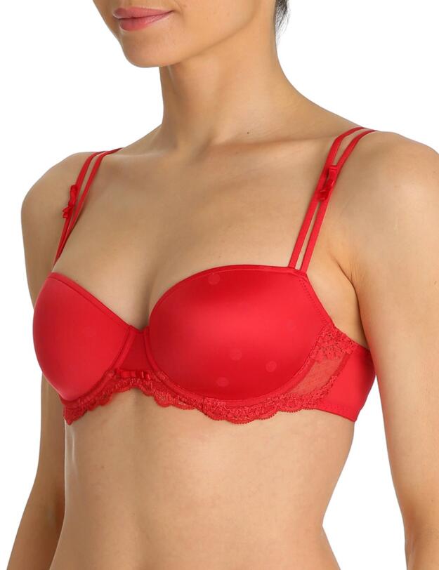 0101799 Marie Jo Amy Seamless Padded Balcony Bra - 0101799 Scarlet