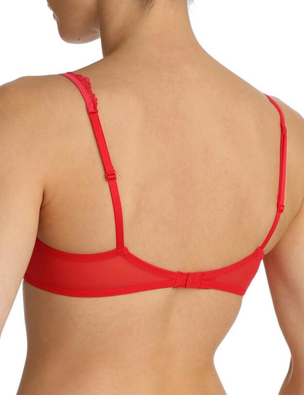 0101827 Marie Jo Lauren Padded Push-Up Plunge Bra - 0101827 Valentine Red