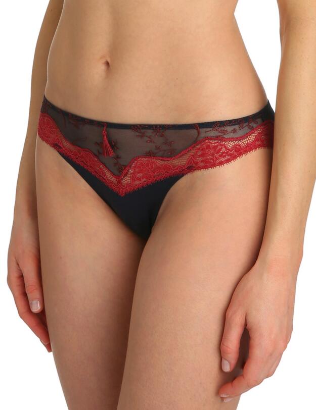 0502030 Marie Jo Lily Brazilian Briefs - 0502030 Midnight Blue