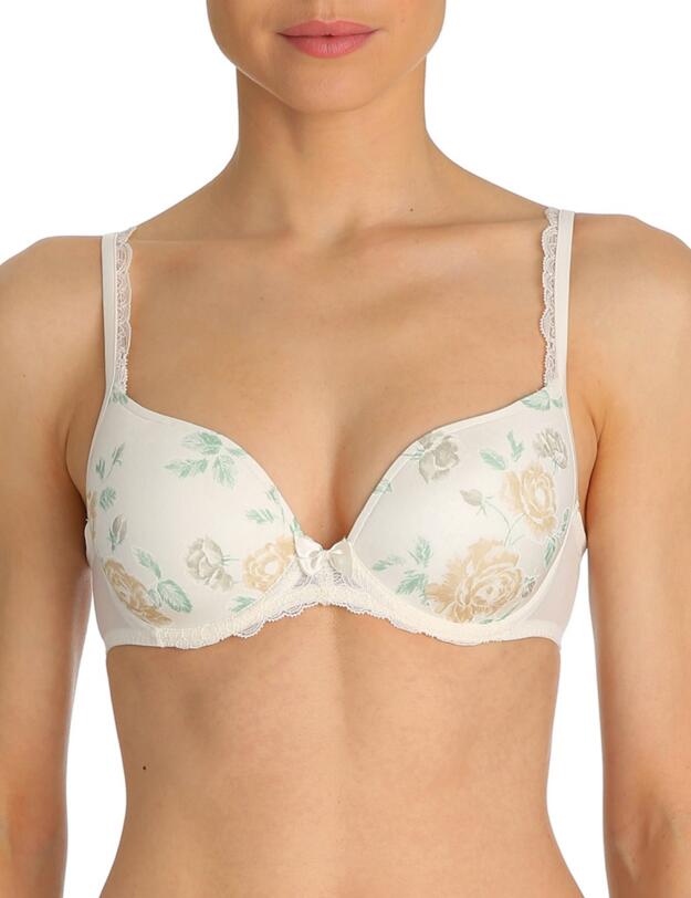 0101816 Marie Jo Tilda Heart Shaped Padded Plunge Bra - 0101816 Chantilly