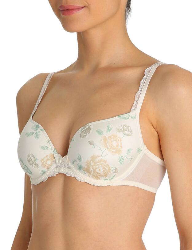 0101816 Marie Jo Tilda Heart Shaped Padded Plunge Bra - 0101816 Chantilly