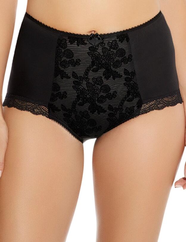 9108 Fantasie Mae High Waist Brief - 9108 Black