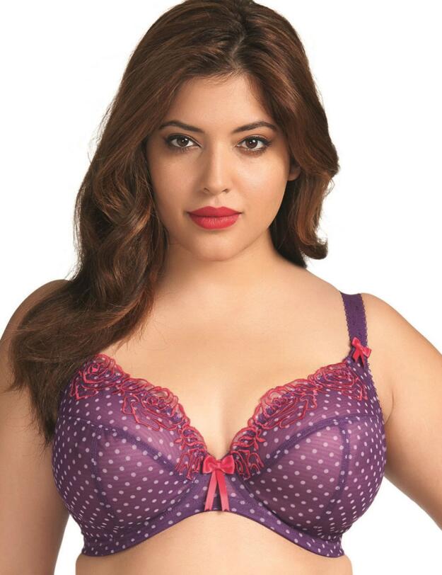 8170 Elomi Betty Plunge Bra Purple - 8170 Purple 