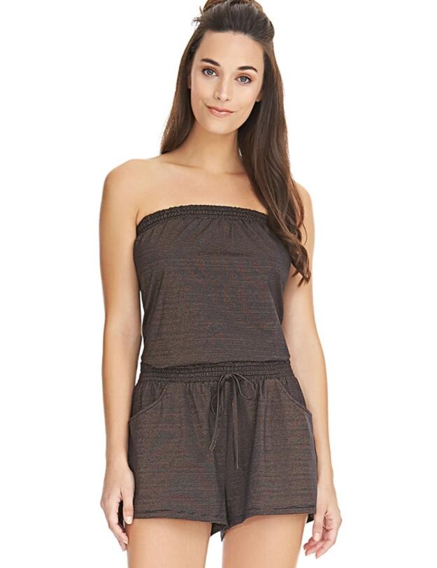 3850 Freya Glam Rock Bandeau Playsuit Rose Gold  - 3850 Rose Gold 