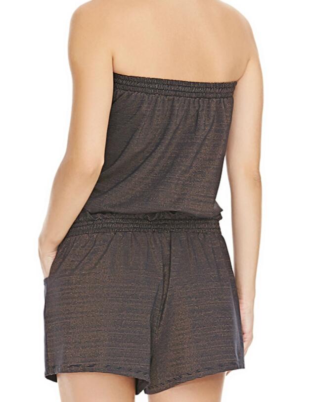 3850 Freya Glam Rock Bandeau Playsuit Rose Gold  - 3850 Rose Gold 
