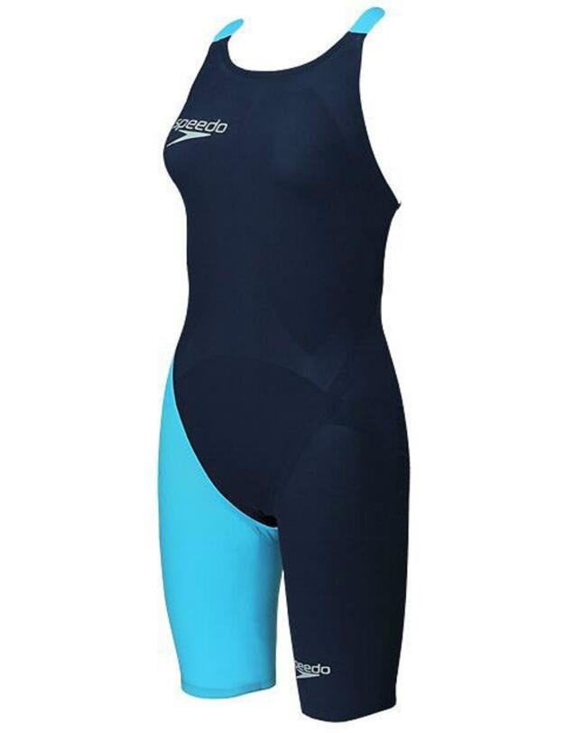 8091719039 Speedo Fastskin Lazer Elite V2 Closed Back Kneeskin - 8091719039 Navy/Blue