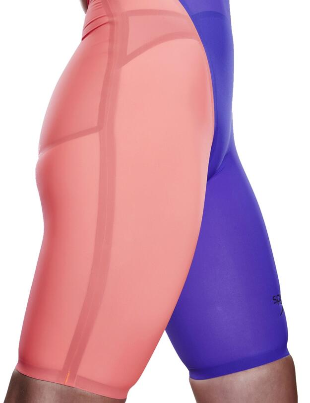 809171B682 Speedo Fastskin Lazer Elite 2 Closed Back Kneeskin - 809171B682 Purple/Red