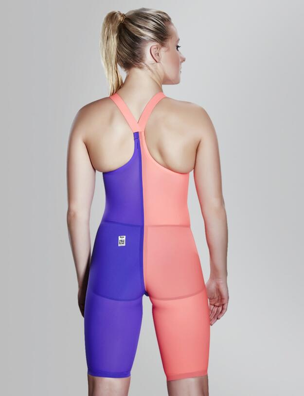 809171B682 Speedo Fastskin Lazer Elite 2 Closed Back Kneeskin - 809171B682 Purple/Red