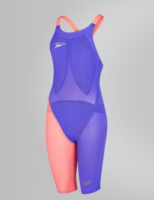 809171B682 Speedo Fastskin Lazer Elite 2 Closed Back Kneeskin - 809171B682 Purple/Red