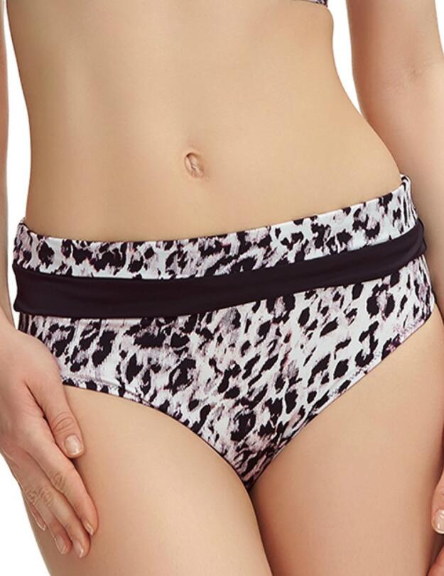 6307 Fantasie Masai Mara Classic Fold Bikini Brief - 6307 Black