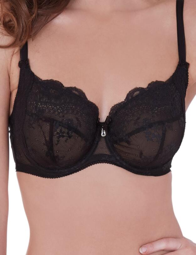 1730010 Charnos Cherub Diamond Underwired Full Cup Bra - 1730010 Black
