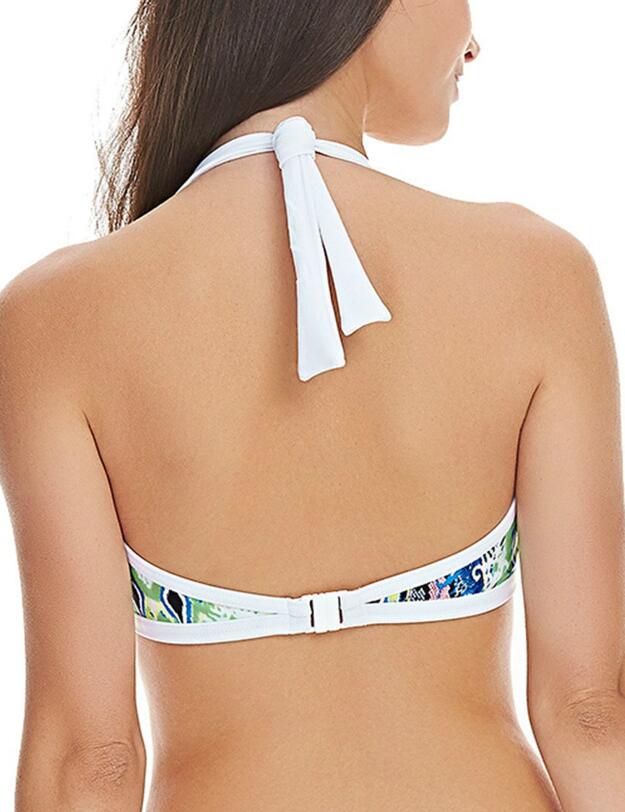 4427 Freya Evolve Underwired Banded Plunging Halterneck Bikini Top - 4427 Multi