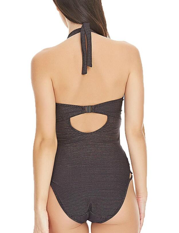 3842 Freya Glam Rock Padded Halter Swimsuit - 3842 Rose Gold