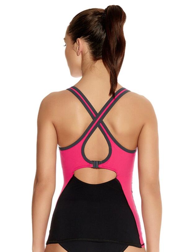3184 Freya Active Blaze Soft Sports Tankini Top - 3184 Black