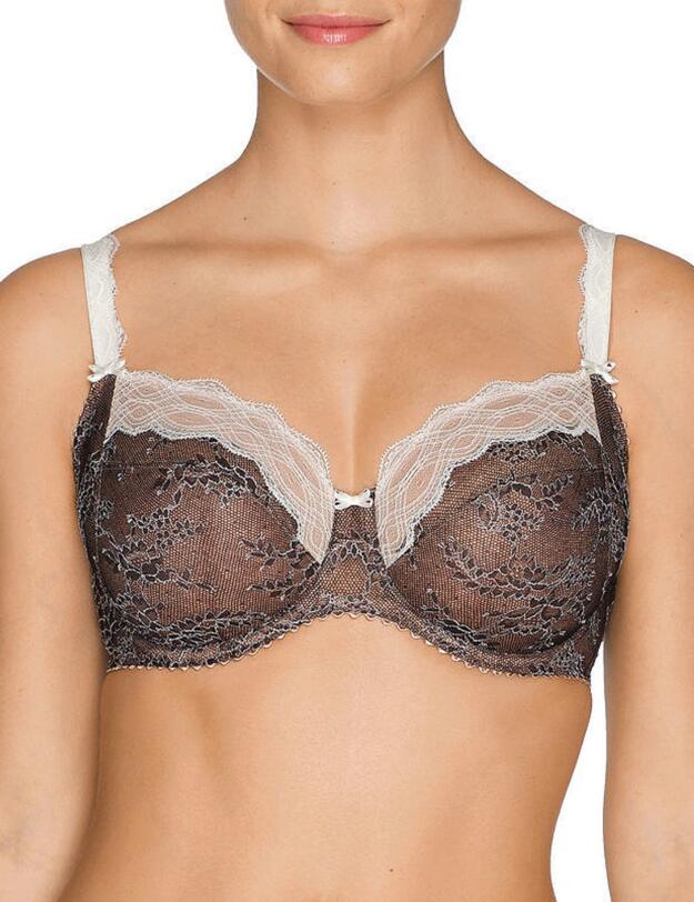 0162910/0162911 Prima Donna Crystal Underwired Full Cup Bra - 0162910/0162911 Black