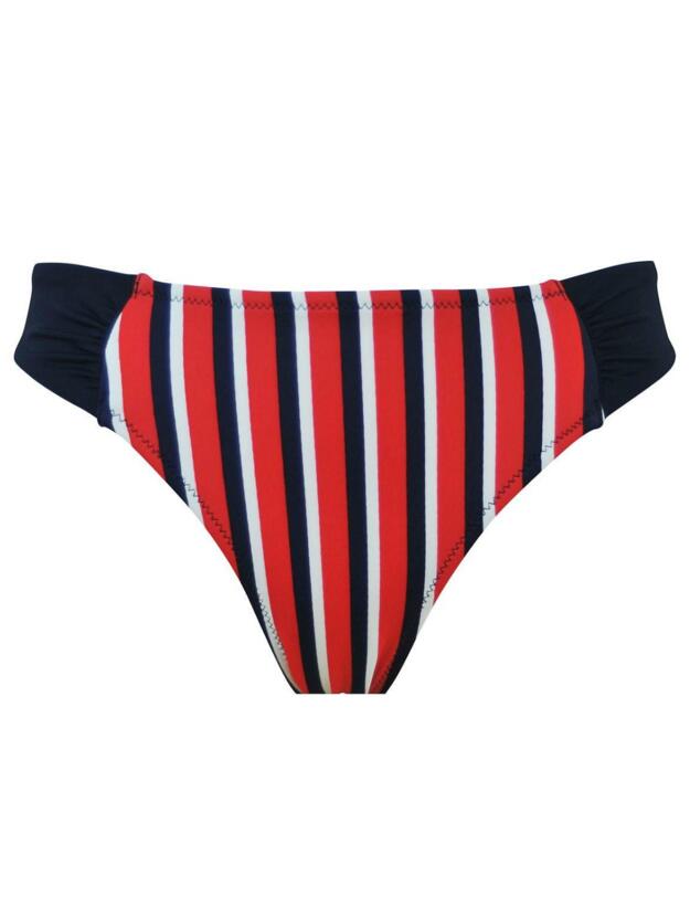 85003 Pour Moi Hamptons Tab Bikini Brief - 85003 Multi Stripe
