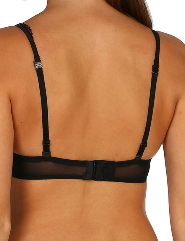0102166 Marie Jo Precious Padded Plunge Half Cup Bra - 0102166 Black