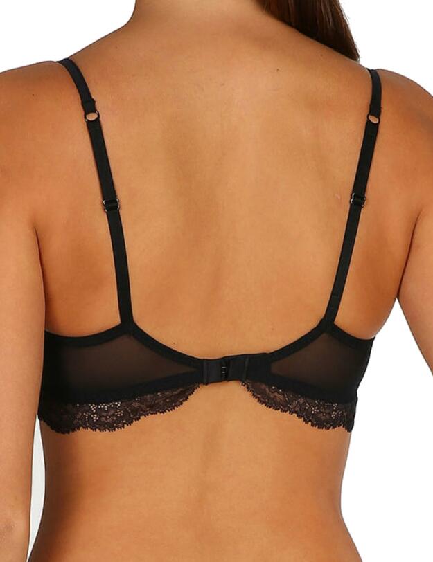0102167 Marie Jo Precious Underwired Padded Deep Plunge Bra - 0102167 Black