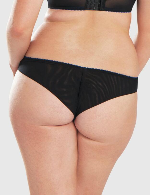 CK6405 Curvy Kate Sheer Joy Brazilian brief - CK6405 Black Print