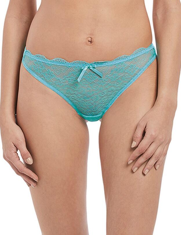 1008 Freya Fancies Thong - 1008 Aquamarine