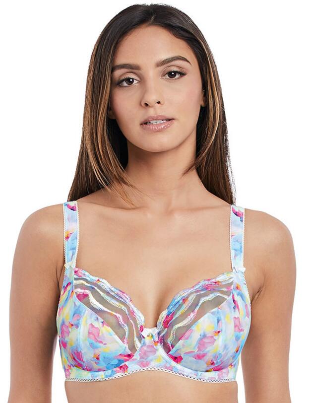 3891 Freya Jewel Garden Plunge Balcony Bra - 3891 Multi